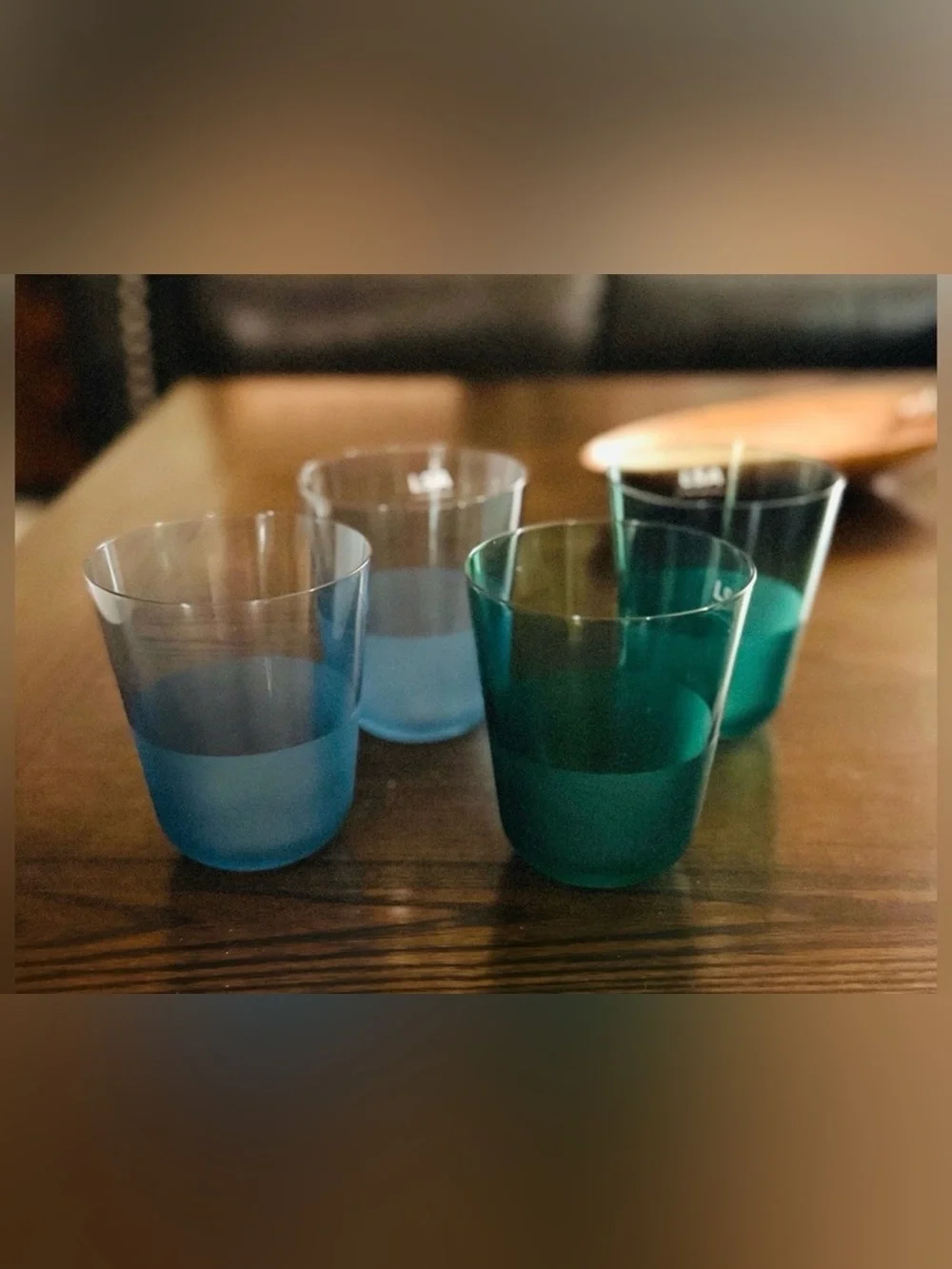 NWOT Pottery Barn 13 oz tumblers set of 4 matte water glasses cocktail party
